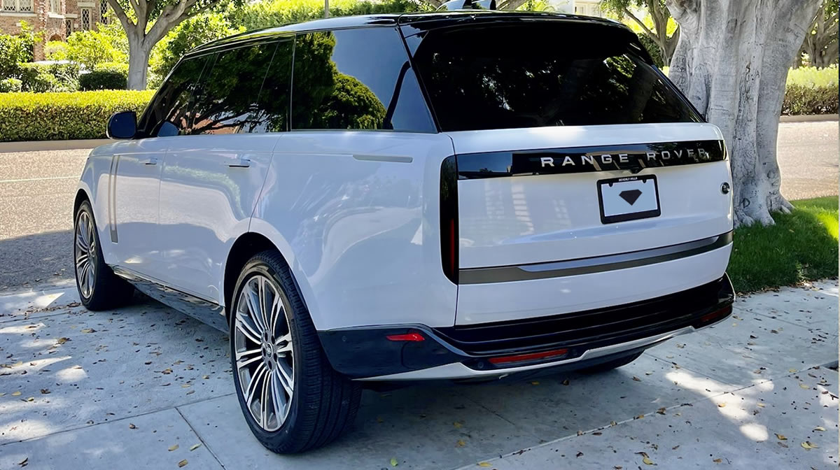 top exotic car rentals in Los Angeles 2023 Range Rover