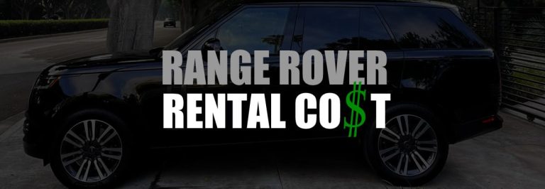 range rover rental cost